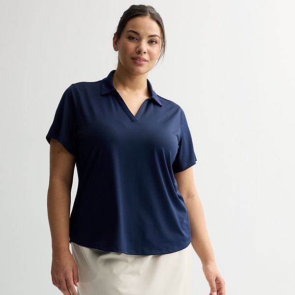 Plus Size Tek Gear® Sport Gear Grid Mesh Polo