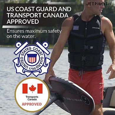 JET PILOT Shaun Murray Neoprene Life Vest, Unisex Adult USCG and Transport Canada Approved