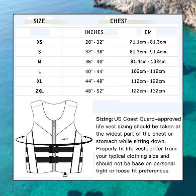 JET PILOT Shaun Murray Neoprene Life Vest, Unisex Adult USCG and Transport Canada Approved