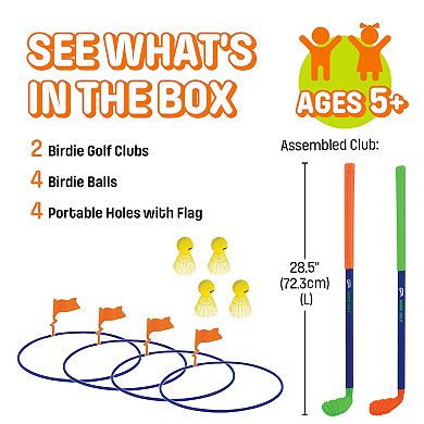 Wham-o Birdie Golf Set Backyard Golf Game For Kids And Adults