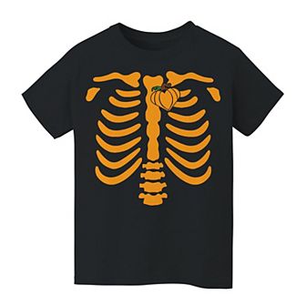 Kids 8-20 Pumpkin Heart Halloween Graphic Tee