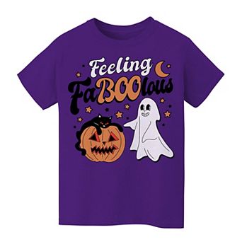 Kids 8-20 Feeling FaBOOlous Halloween Graphic Tee