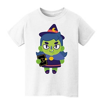 Kids 8-20 Witch Halloween Graphic Tee