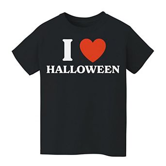 Kids 8-20 I Heart Halloween Halloween Graphic Tee