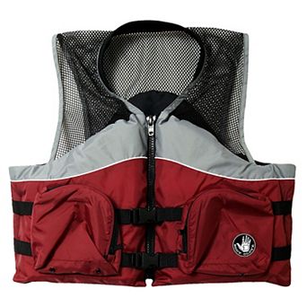 Body Glove Cove Fishing Vest - Unisex Nylon Fishing Life Jacket with 2 Pockets