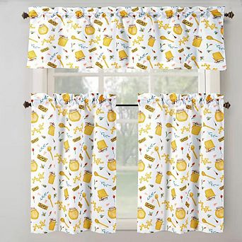 Tribeca Honey Printed Slub 3 pc Kitchen