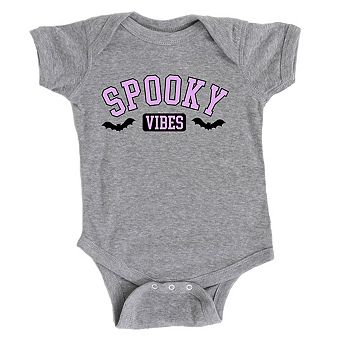 Spooky Vibes Bats Baby Bodysuit