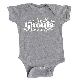 All The Ghouls Love Me Diamonds Baby Bodysuit