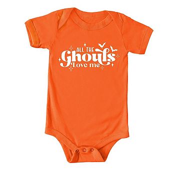 All The Ghouls Love Me Diamonds Baby Bodysuit