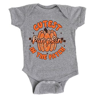 Cutest Pumpkin Leopard Print Baby Bodysuit
