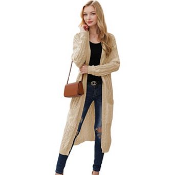 Women's Knitted Long Sleeve Cardigan Sweater