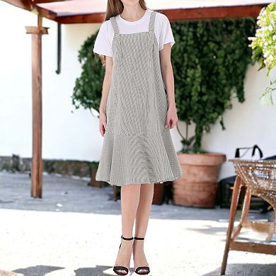 Women's Flounce Apron Chic Dress