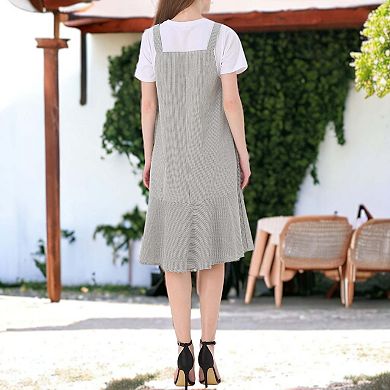 Women's Flounce Apron Chic Dress