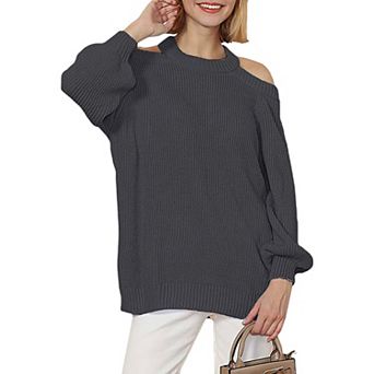 Women's Halter Neck Knitted Semi Backless Pullover