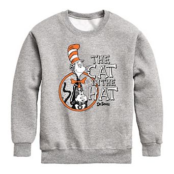 Boys 8-20 Dr. Seuss The Cat in the Hat Skeleton Cat Fleece Sweatshirt