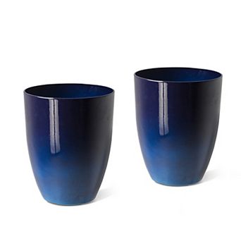 Glitzhome Set Of 2 Planters For Outdoor Plants