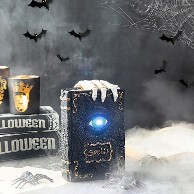 Glitzhome 7.75"h Halloween Lighted Table Decor