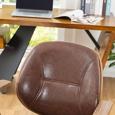 Glitzhome Home Office Chair With Arm