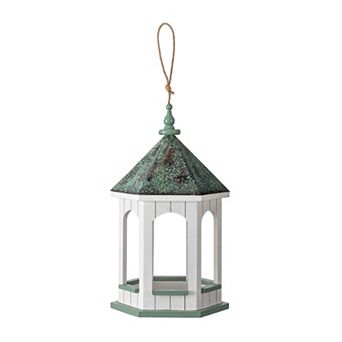 Glitzhome Large Capacity Hanging Bird Feeder