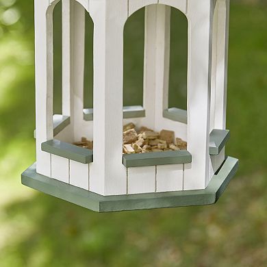 Glitzhome Large Capacity Hanging Bird Feeder