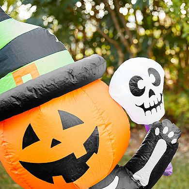 Glitzhome 6ft Lighted Halloween Inflatable Decor