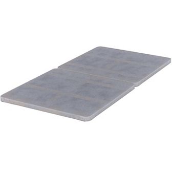 Continental Sleep, 1.5" Split Fully Assembled Bunkie Board For Mattress/bed Support, Grey