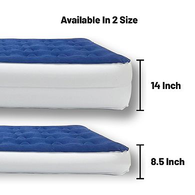 Continental Sleep, 8.5" Durable Inflatable Air Mattress With Comfort Coil Technology