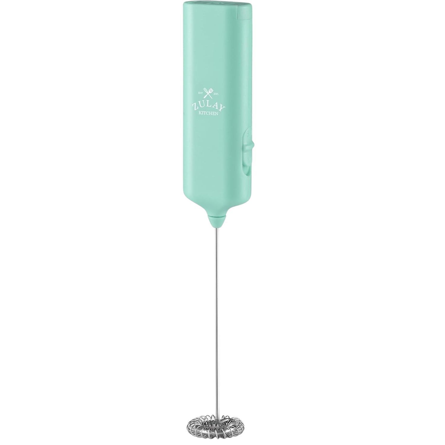 Zulay Kitchen Powerful Mini Milk Frother Handheld - Electric Hand