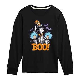 Boys 8-20 Dr. Seuss The Cat in the Hat Boo Cat In The Hat Long Sleeve Graphic Tee