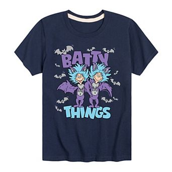 Boys 8-20 Dr. Seuss The Cat in the Hat Batty Things Graphic Tee