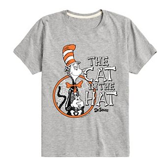 Boys 8-20 Dr. Seuss The Cat in the Hat Skeleton Cat Graphic Tee