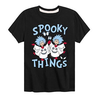 Boys 8-20 Dr. Seuss The Cat in the Hat Spooky Things Graphic Tee