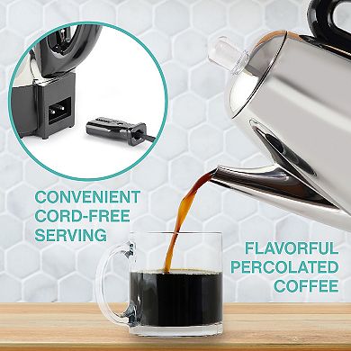 West Bend West Bend Stainless Steel 12-Cup Coffee Percolator