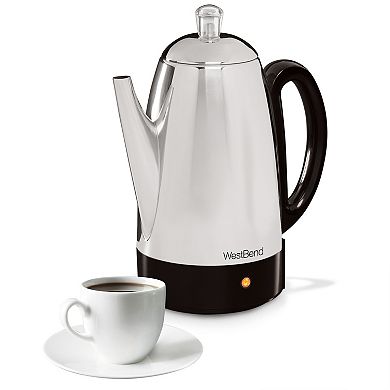 West Bend West Bend Stainless Steel 12-Cup Coffee Percolator