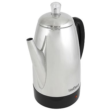 West Bend West Bend Stainless Steel 12-Cup Coffee Percolator