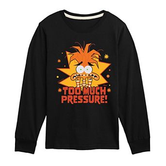 Disney / Pixar's Inside Out 2 Boys 8-20 Too Much Pressure Anxiety Long Sleeve Graphic Tee