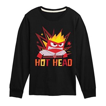 Disney / Pixar's Inside Out 2 Boys 8-20 Hot Head Anger Long Sleeve Graphic Tee