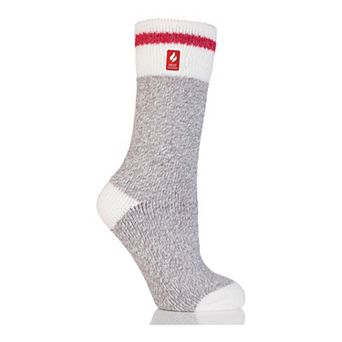 Women's Heat Holders Original 7x Block Twist Crew Socks