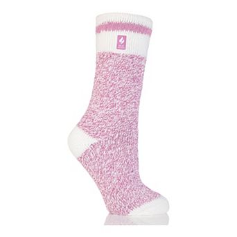 Women's Heat Holders Original 7x Block Twist Crew Socks