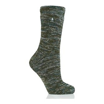Women's Heat Holders Original 7x Warmer Multi Twist Crew Socks