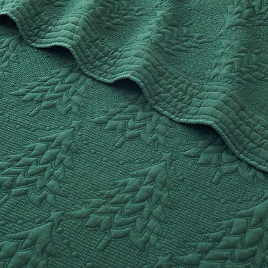 Levtex Home O Christmas Tree Quilted Throw Blanket