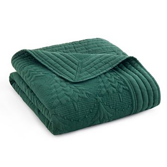 Levtex Home O Christmas Tree Quilted Throw Blanket