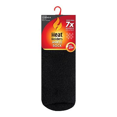 Women's Heat Holders Original 7x Warmer Solid Ankle Socks