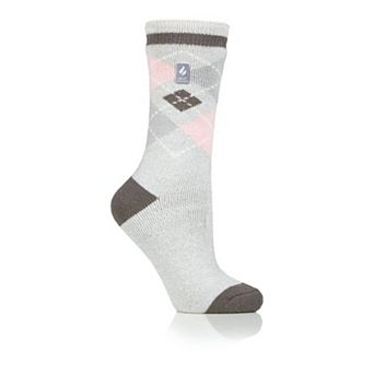 Women's Heat Holders Lite 5x Warmer Argyle Crew Socks