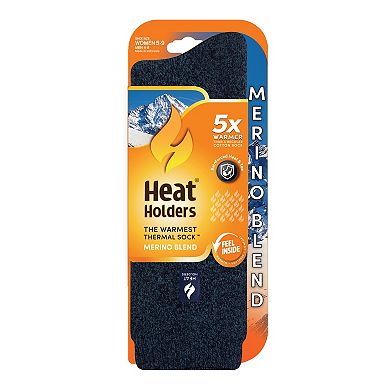 Women's Heat Holders Lite 5x Warmer Merino Wool Twist Crew Socks