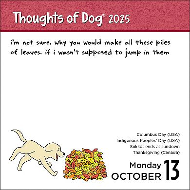 Andrews & McMeel Thoughts of Dog 2025 Day-to-Day Calendar