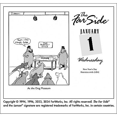 Andrews & McMeel The Far Side® 2025 Off-the-Wall Day-to-Day Calendar