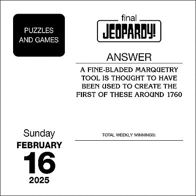 Andrews & McMeel Jeopardy! 2025 Day-to-Day Calendar