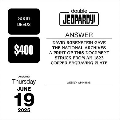 Andrews & McMeel Jeopardy! 2025 Day-to-Day Calendar