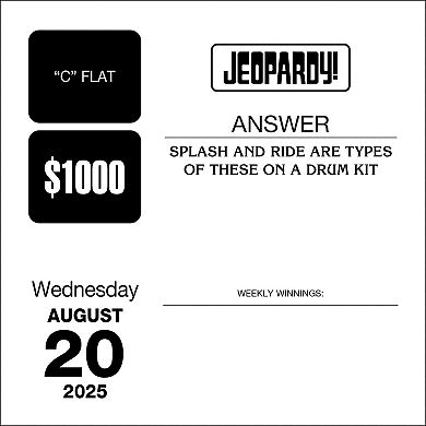 Andrews & McMeel Jeopardy! 2025 Day-to-Day Calendar